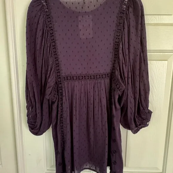 NWT Free People Charlotte Embroidered Tunic Dress - Picture 5 of 6